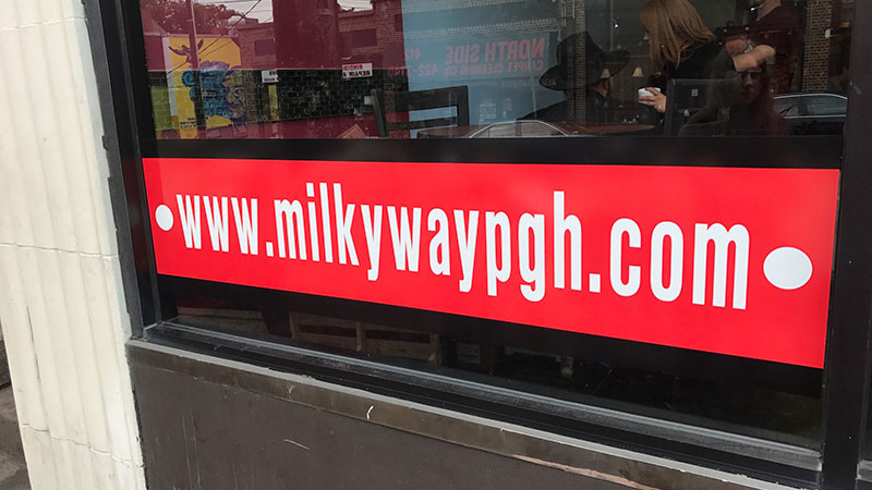 Window Graphics, Benefits of Window Graphics, Window Lettering, Business signs, Window signage, window decals, window clings, pittsburgh window graphics, Pittsburgh printing, digitally printed signs, digitally printed window graphics, Pittsburgh Signs