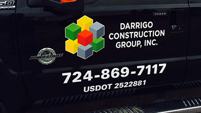 DOT Signs, Department of Transportation Signs, Pittsburgh DOT Signs, Commercial Printing in Pittsburgh, Pittsburgh USDOT, USDOT Signs, Vehicle Lettering, Vehicle graphics, Dot number, digitally printed vehicle lettering, digitally printed signs